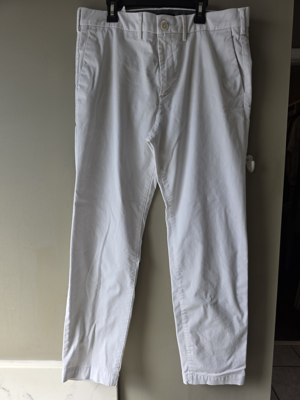Express Men's White Chino Pants - Slim 33 X 30